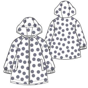 Fashion sewing patterns for GIRLS Jackets Raincoat 788